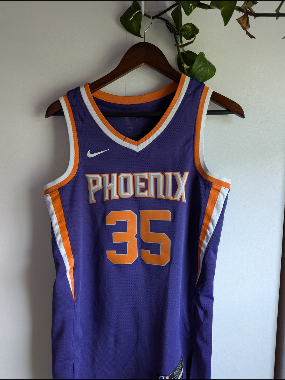 Kevin Durant Nike Phoenix Suns Basketball Jersey #35